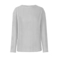 thumbnail image 6 of Viadha Women's Lightweight Sweaters Long Sleeve Shirts Round Neck Casual Tunic Tops Blouse, 6 of 8