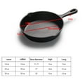 thumbnail image 5 of Trjgtas 14" Chemical Free Cast Iron Skillet Pan, 5 of 5