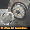 thumbnail image 2 of Unique Bargains 4pcs OD 82mm to ID 57.1mm Aluminum Alloy Vehicle Hub Centric Rings Wheel Bore Center Spacer, 2 of 6