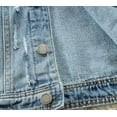 thumbnail image 5 of MEZZALL Kids Distressed Denim Jacket Boys Autumn Fashion Casual Outerwear With Classic Western Style Adorable Long Sleeve Tops Coats, 5 of 9