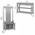 thumbnail image 5 of Key West Entryway Storage Set with Console Table in Gray - Engineered Wood, 5 of 8