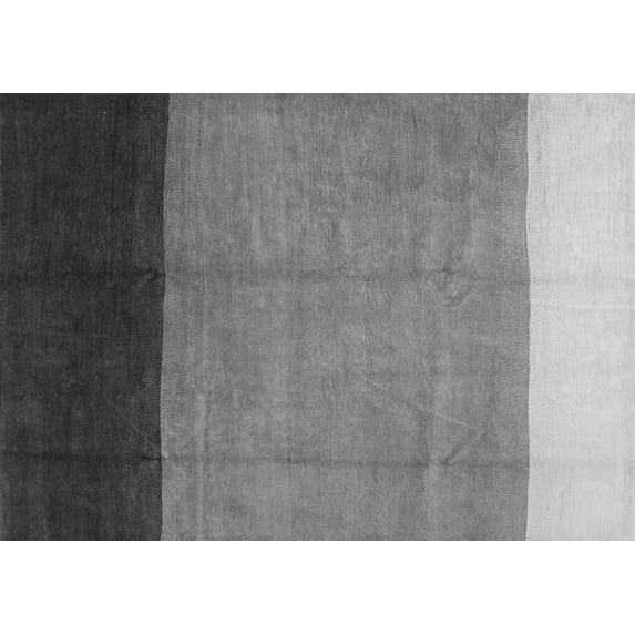 Ahgly Company Indoor Rectangle Abstract Gray Contemporary Area Rugs, 8' x 12'