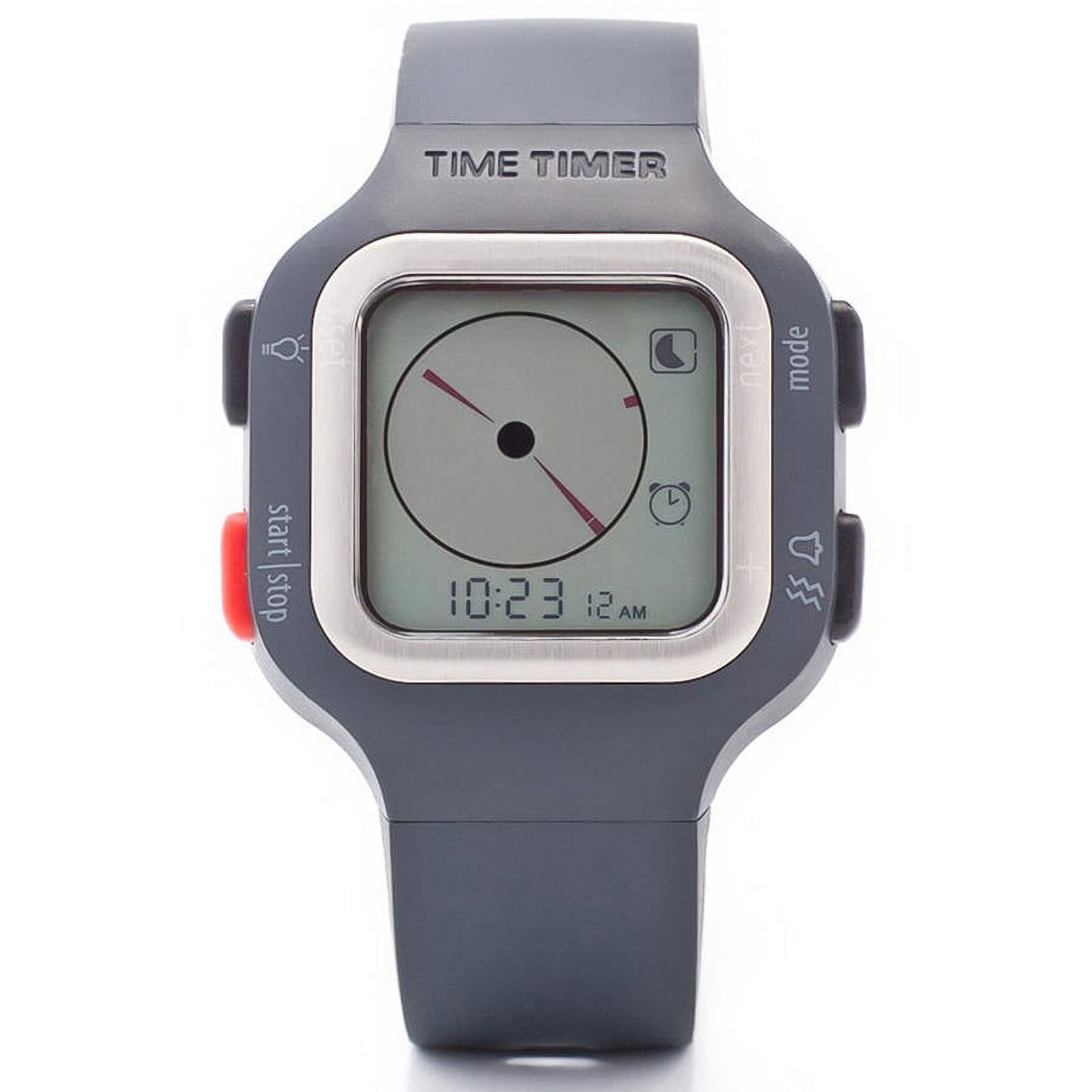 The Time Timer Watch PLUS, Large, Gray