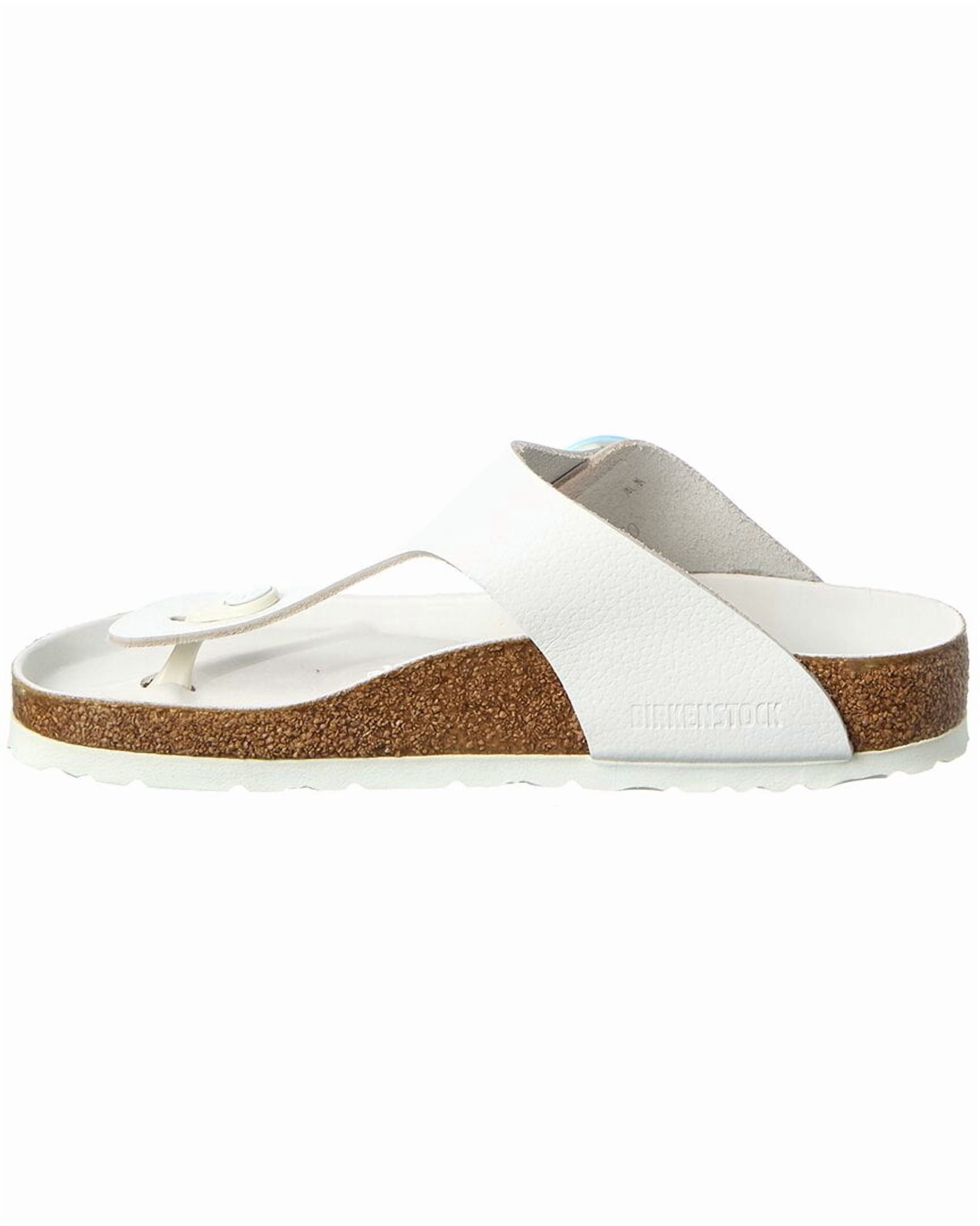 Birkenstock Gizeh Big Buckle Leather Sandal, 37, White