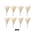 thumbnail image 2 of Inteprter 8 Uds. De seda ecológica, decoración de pastos de Pampas artificiales, durabilidad sostenible y elegante de larga duración Decoración del hogar Amarillo degradado >45cm, 2 of 6