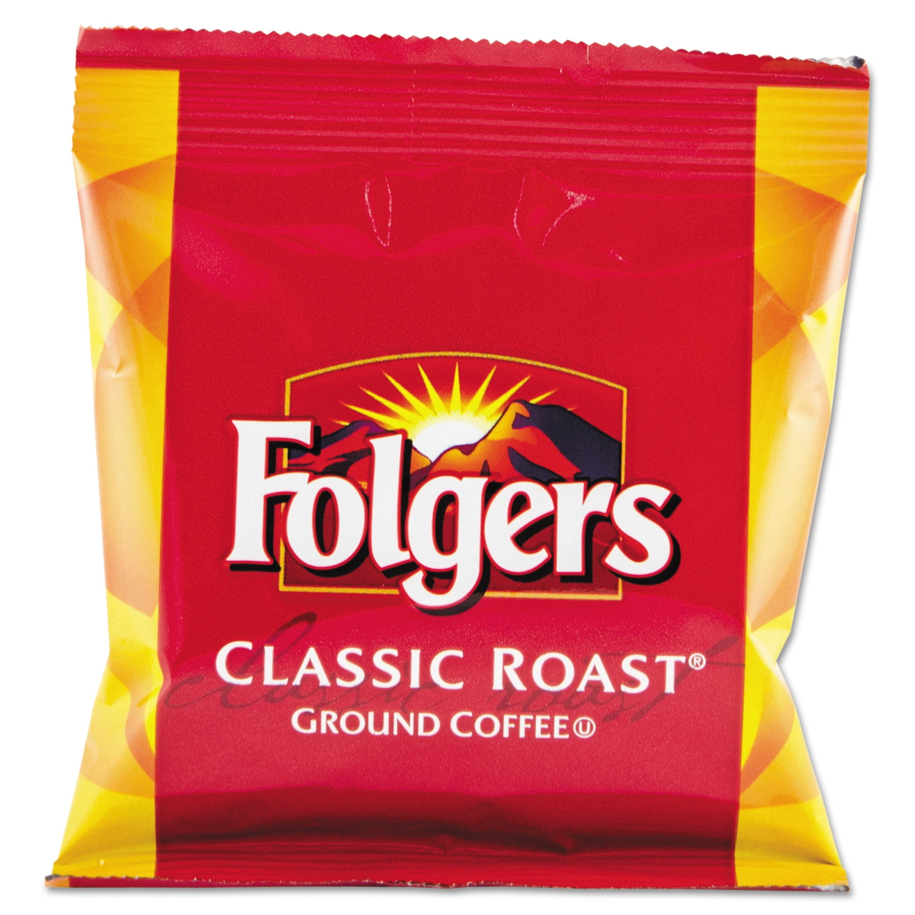 Folgers Classic Roast Ground Coffee, 1.5 oz, 42 count
