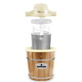 Elite Gourmet 4-Quart Electric Ice Cream Maker Machine - Makes Ice Cream, Gelato, Frozen Yogurt (Mint)