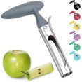 thumbnail image 1 of Apple corer avec Poignée en ABS, Lame en Acier Inoxydable Dentelé, Poignée en Plastique, Gris, 1 of 5