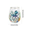 thumbnail image 2 of Hand Blown Crystal Whiskey Glasses, Gold Rim Old Fashioned Tumblers, Lead Free Set for Men, Gift Box Included, 2 of 7