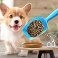 Pet Dog Food Spatula Pet Feeding Spoons Blue Can Hang Integrated Cat