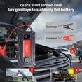 thumbnail image 4 of KOPUO Jump Starter with Compass, 4000A Battery Jumper Starter Portable, Jump Pack with LCD Display for 7.2L Gas and 5.5L Diesel engines, 4 of 9