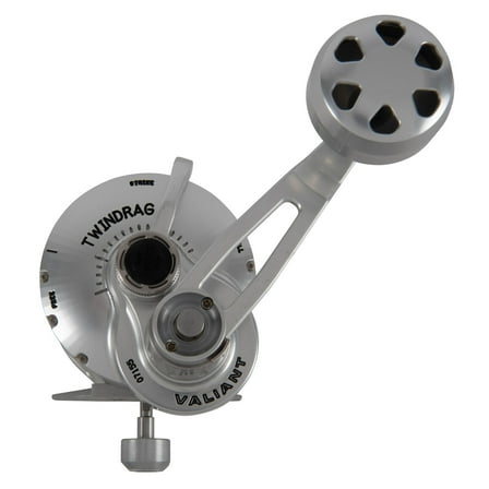 Accurate Valiant 2SPD Silver - BV2-600L Left Conventional Reel