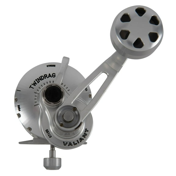 Accurate Valiant 2SPD Silver - BV2-600L Left Conventional Reel