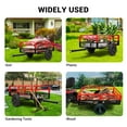 thumbnail image 3 of Heavy Duty ATV Trailer, Steel Tow Behind Dump Cart, 750 Lbs Garden Utility Carts with Removable Sides, 15 Cu.Ft. Utility Trailer for Lawn/Garden Mower, Tractor, ATV, UTV, 3 of 8
