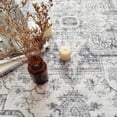 thumbnail image 6 of Mandala 8x10 Rug - Ultra Soft Traditional Area Rug for Bedroom, Living Room & Office | Non-Slip Machine Washable Rug Ideal for Indoor & Outdoor Use - Vintage Gray, 6 of 9
