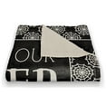 thumbnail image 3 of Creative Products Welcome to our Haunted House 50x60 Coral Fleece Blanket, 3 of 3