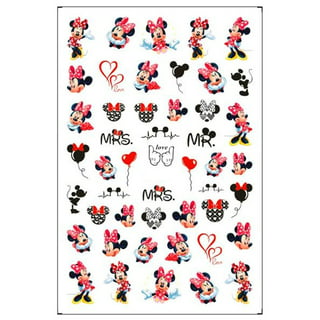 6 Sheets Mickey Nail Art Stickers Mickey Mouse Brazil