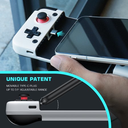 Android用ゲームコントローラー ジョイスティック Type-C有線接続 GameSir X2 パススルー機能 長さ173mmまで対応 X2Type-C ◆宅