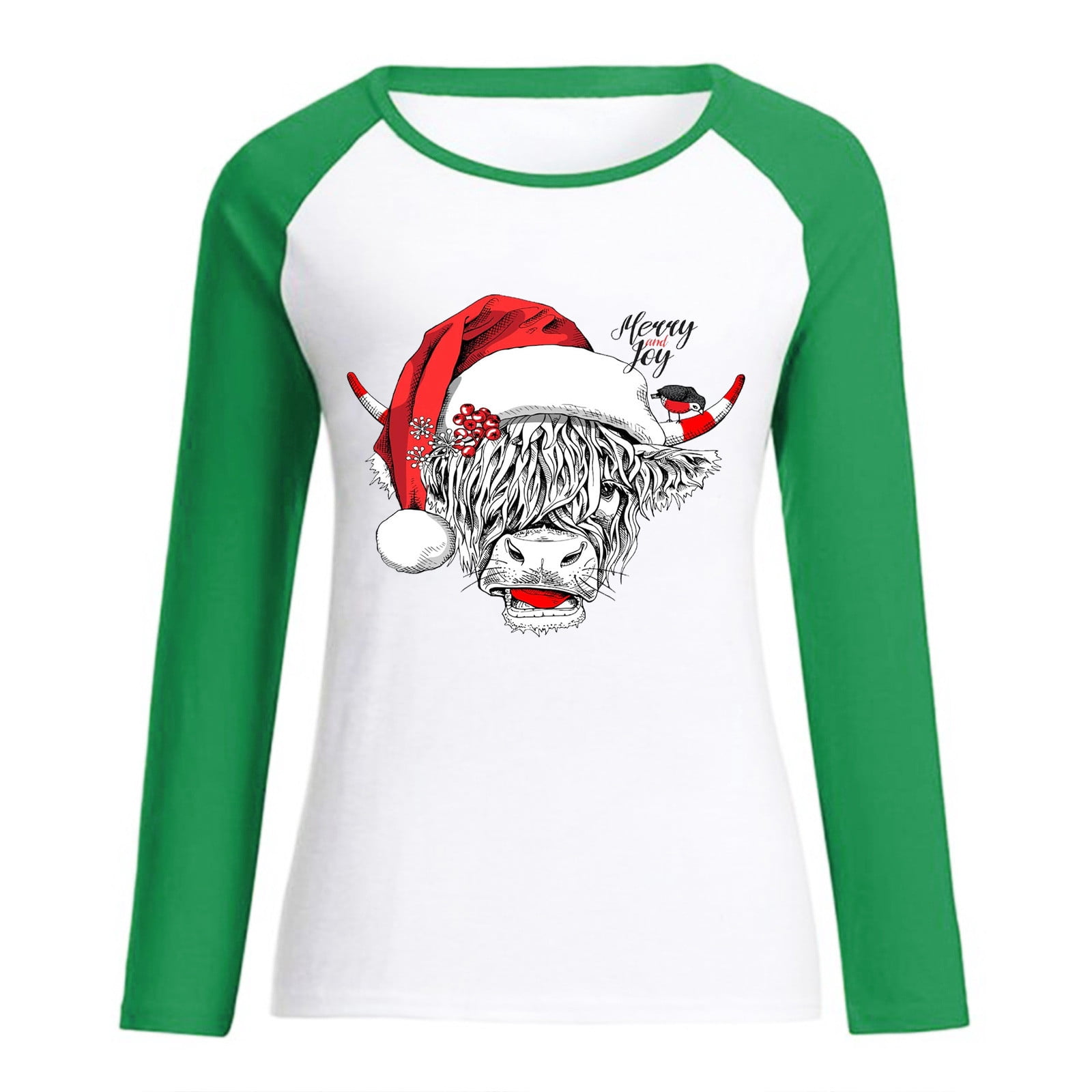 Lanhui Women's Christmas Shirt Holiday 