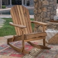 thumbnail image 3 of Christopher Knight Home Malibu Outdoor Rocking Chairs (Set of 2) by  Brown, 3 of 5