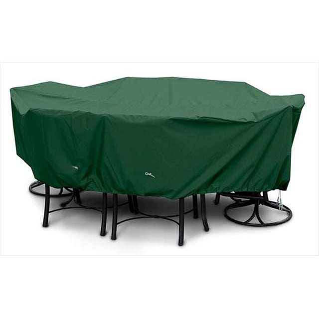 KoverRoos Weathermax 61362 Large High Back Dining Set Cover, 112 by 88 by 36-Inch, Forest Green