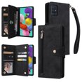 thumbnail image 1 of Case for Samsung Galaxy A51 4G Magnetic Leather Zipper Wallet Cover Card Holder, 1 of 5