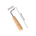 thumbnail image 2 of Phenofice 2Pcs Tuner for Lyre Lyre Harp Tuning Wrench Wood Color for String Adjustment Maintenance, 2 of 8