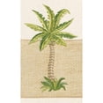 thumbnail image 2 of Authentic Hotel and Spa  Turkish Cotton Palm Tree Embroidered Cream Bath Towel, 2 of 2