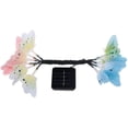 thumbnail image 2 of Guirnalda de luces LED solares multicolor con mariposas, impermeable, iluminación exterior, para jardín, patio o césped, iluminación decorativa para fiestas [Clase energética A+], 2 of 5