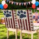 thumbnail image 4 of 22.4x18.1in Independence Day Chair Cover Two Piece Set, 4 of 6