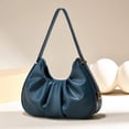 thumbnail image 3 of Bolso Pequeño Lindo Mano Fruncido Cuero PU Nube para Mujeres Y Niñas, 3 of 7