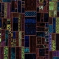 thumbnail image 1 of Ahgly Company Indoor Square Patchwork Light Blue Transitional Area Rugs, 4' Square, 1 of 4