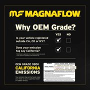 MagnaFlow Conv 2.50 OEM Fits Fits 1998-2018 NISSAN ALTIMA, 1999-2016 CHEVROLET SILVERADO, 5 lb