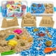 thumbnail image 4 of Kit de arena sensorial Yeonha Toys Ocean&Sand con tapa, 42 unidades para niños, 4 of 7