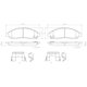 thumbnail image 2 of BALATAS CERAMICAS CANYON 2007 GMC 2.9L L4 Delanteras BREMBO ., 2 of 5