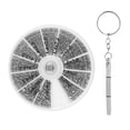 thumbnail image 1 of 600 Pcs Vis de Lunettes de Soleil Kit de Réparation, 1 of 8