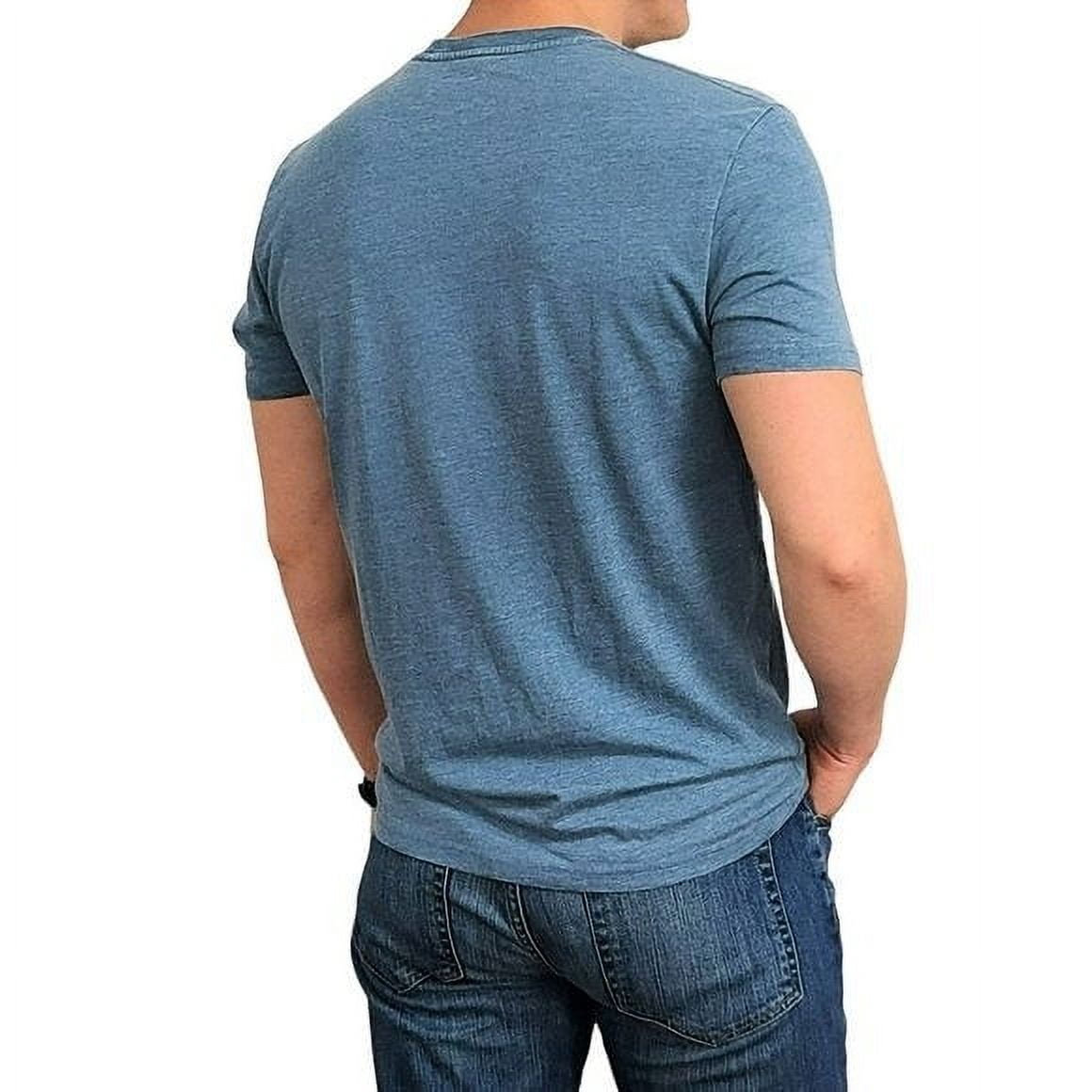 Camiseta Lucky Brand Grow Local Hombre Azules Para Camisas Para