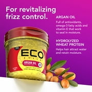 Eco Style Argan Oil Hair Styling Gel, 80 oz., Moisturizing, Unisex