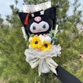 thumbnail image 5 of Cartoon My Melody Kuromi Cinnamoroll With graduation hats Handmade Sanrio Bouquet Valentine's Day Christmas Graduation Gifts, 5 of 21