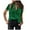 Green-D, variant on Penkiiy Womens Regular Fit Velvet Button Down Shirts Boyfriend Long Sleeve Blouses Tops S Wine