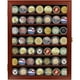 thumbnail image 2 of Military Challenge Coin Display Case Lockable Cabinet Rack Holder Mahogany Finish Shadow Box with Removable 2 Grooves Shelves and Anti Fade Door, 2 of 4