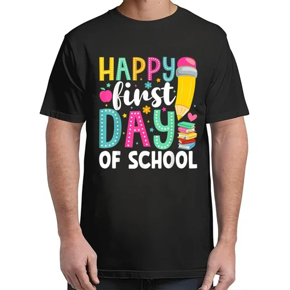 Day Of School Pencil Teacher Back To School T-Shirt For Unisex S-4XL