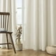 thumbnail image 1 of Cortinas Joydeco de Lino 183 cm Largo Juego de 2 Paneles Marfil, 1 of 7