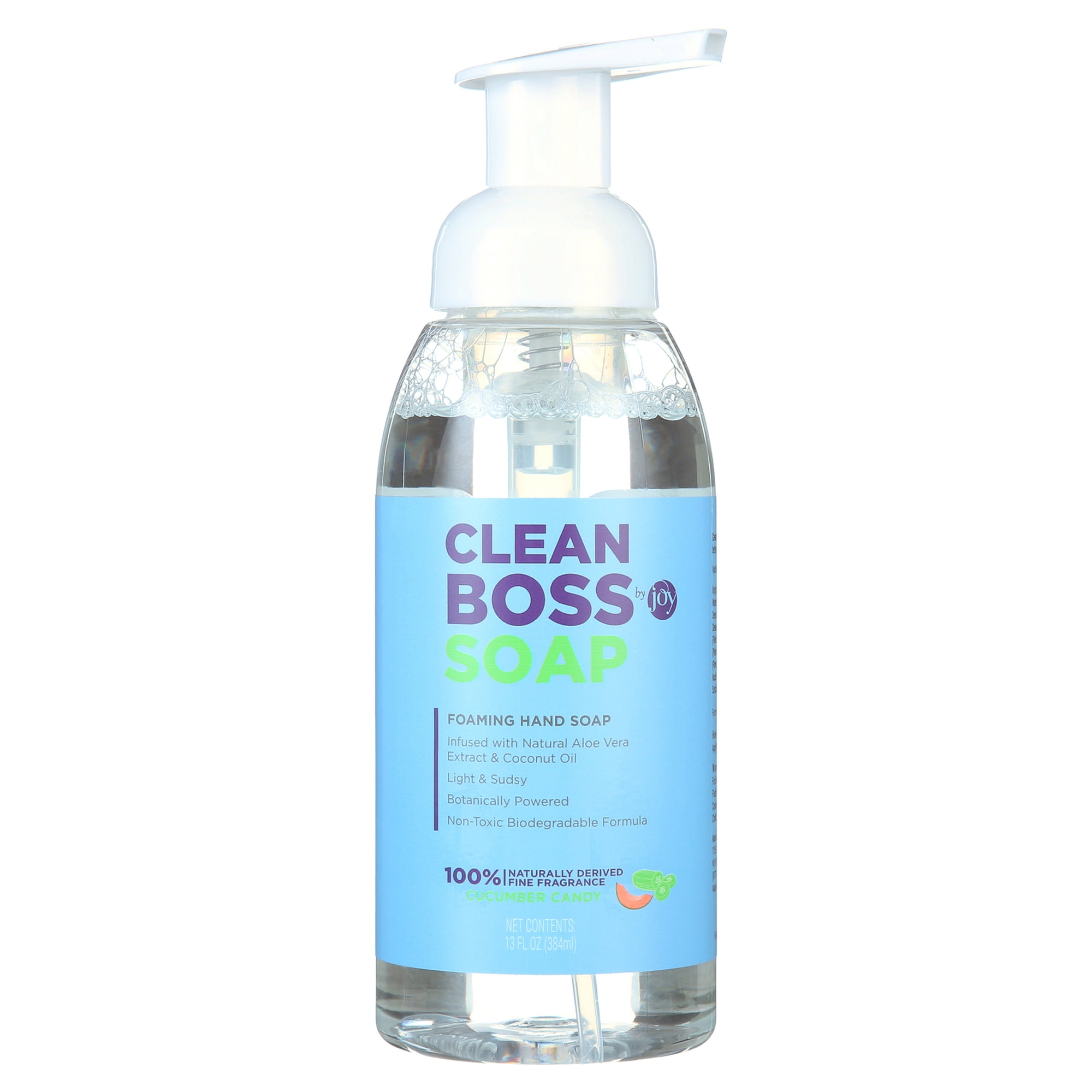 CleanBoss by Joy Foaming Hand Soap 13oz, Cucumber Candy