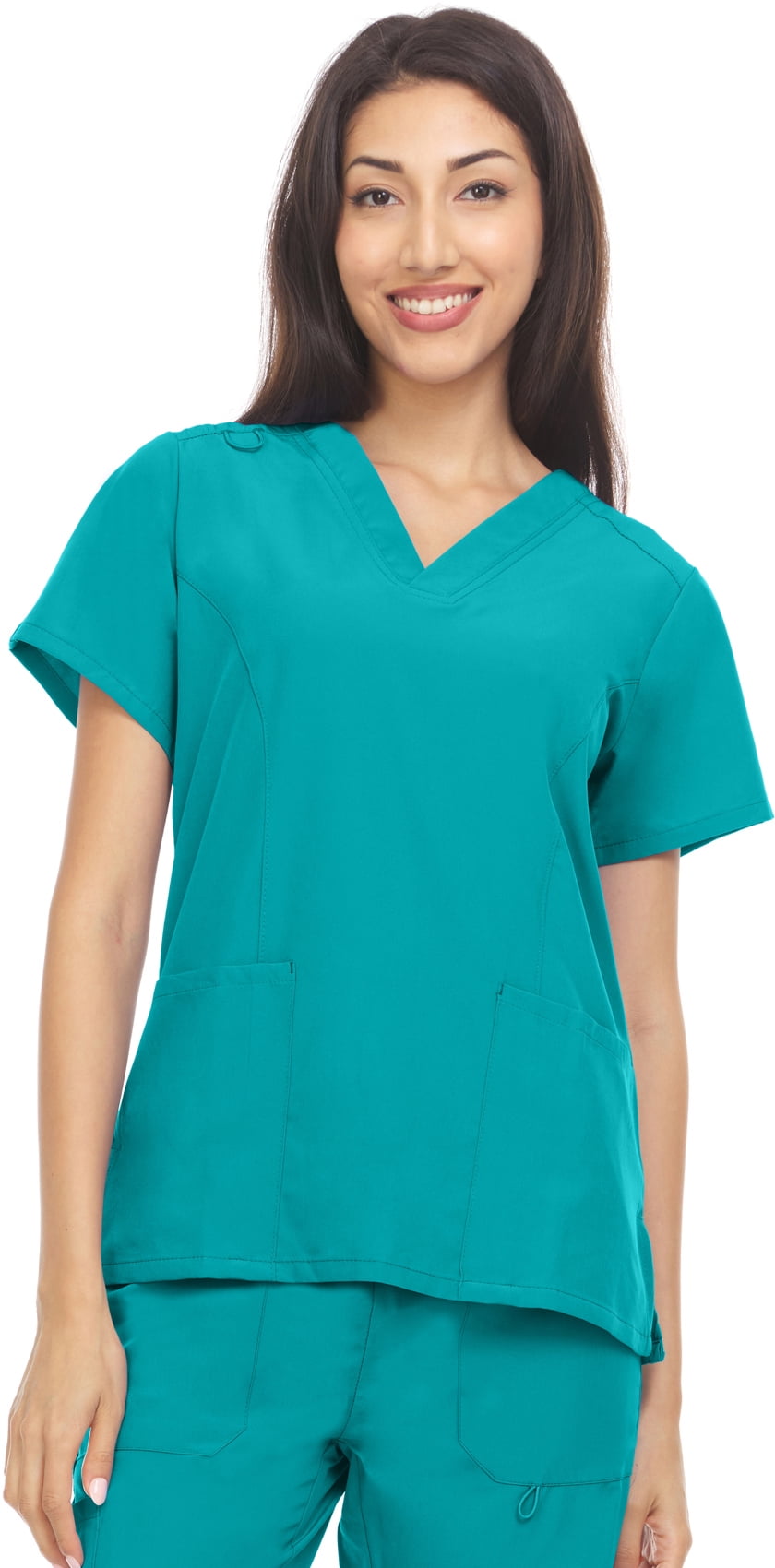 Hey Collection Scrubs 4Way Stretch VNeck Medical Scrub Top with