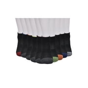 Athletic Works Boys Cushioned Ankle Socks, 10-Pack S (4-8.5) - L (3-9)