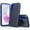 Blue, variant on Hotpom for Samsung A35 5G Case Heavy Duty Shockproof Dust/ Drop Proof Full Body Protection Rugged Durable Women Men universal Phone Cover, Purple/ White