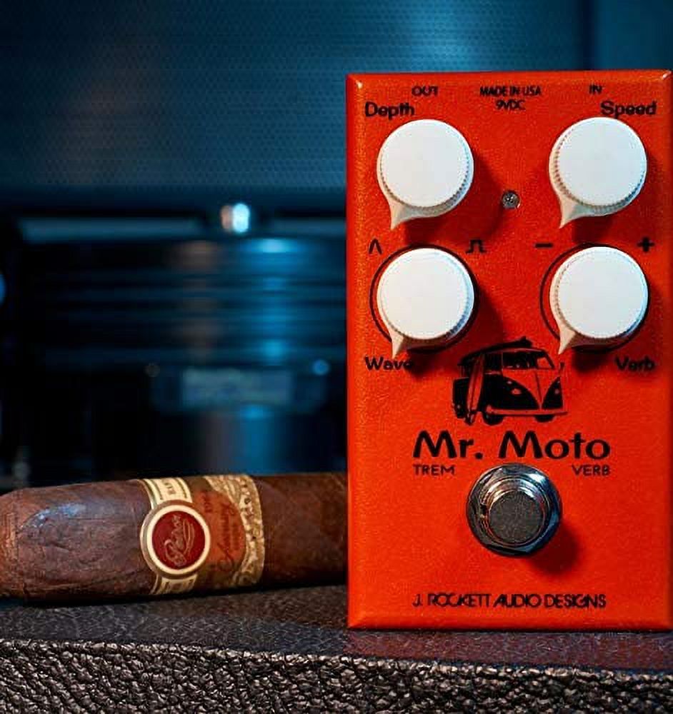 J. Rockett Audio Designs Mr. Moto Tremolo and Reverb Effects Pedal