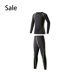 thumbnail image 2 of Yuarrent Niños capa base de invierno camisa de manga larga ropa interior térmica conjunto cálido niños ropa deportiva Fitness Long Johns Uniforme atlético Verde, delgado 140 cm, 2 of 6