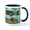White/Navy Inside, variant on CafePress - Birches/Aussie Shep 1 Mug - 11 oz Ceramic Mug - Novelty Coffee Tea Cup